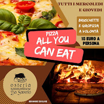 Osteria Sammartinese da Saverio à San Martino al Cimino carte