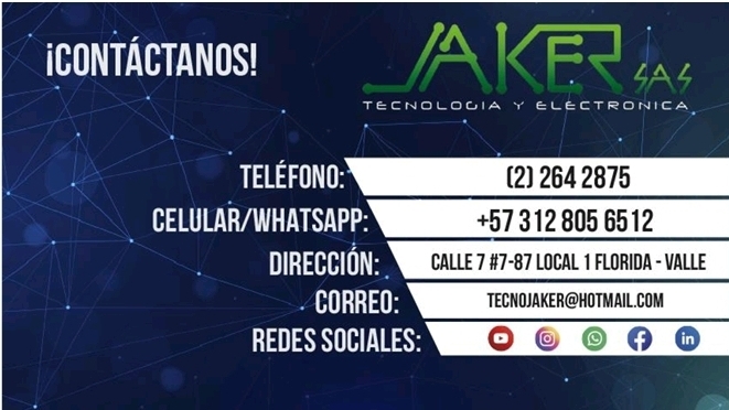 Tecnología y electrónica Jaker S.A.S