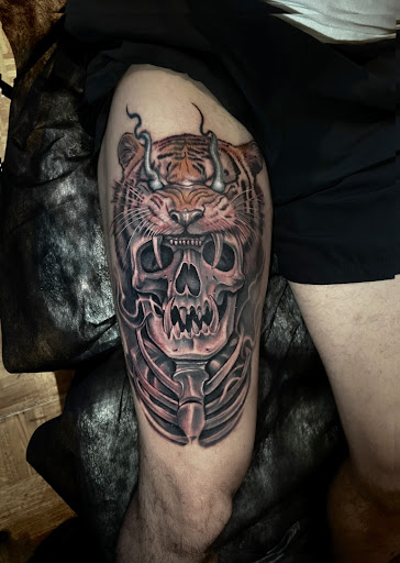 Explore grenade tattoo ideas, creative tattoo ideas in Silver City, available at Independent Ink Tattoo