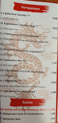 Asia Express à Obernburg menu