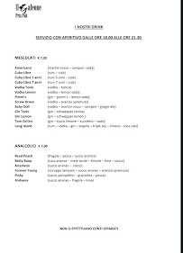 Il Galeone à Genoa menu