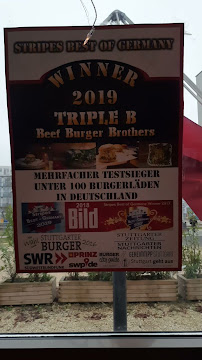 Triple B – Beef Burger Brothers à Stuttgart menu
