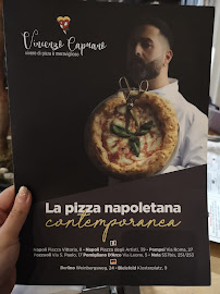 Menu du Pizzeria Vincenzo Capuano pizza a portafoglio e pizza fritta à Naples