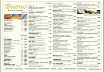 Menu / carte de Bueno Food & Drinks à Backnang