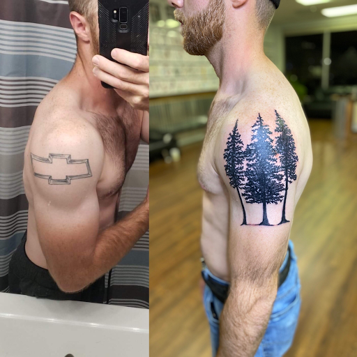 Explore quarter sleeve tattoo ideas for women, creative tattoo ideas in The Dalles, available at Cascade Tattoo Company (Hanks Family Tattoo)