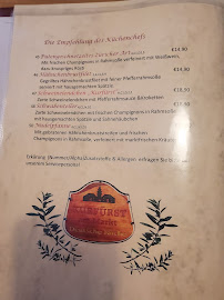 Kurfürst Wirtshaus am Markt à Mannheim carte