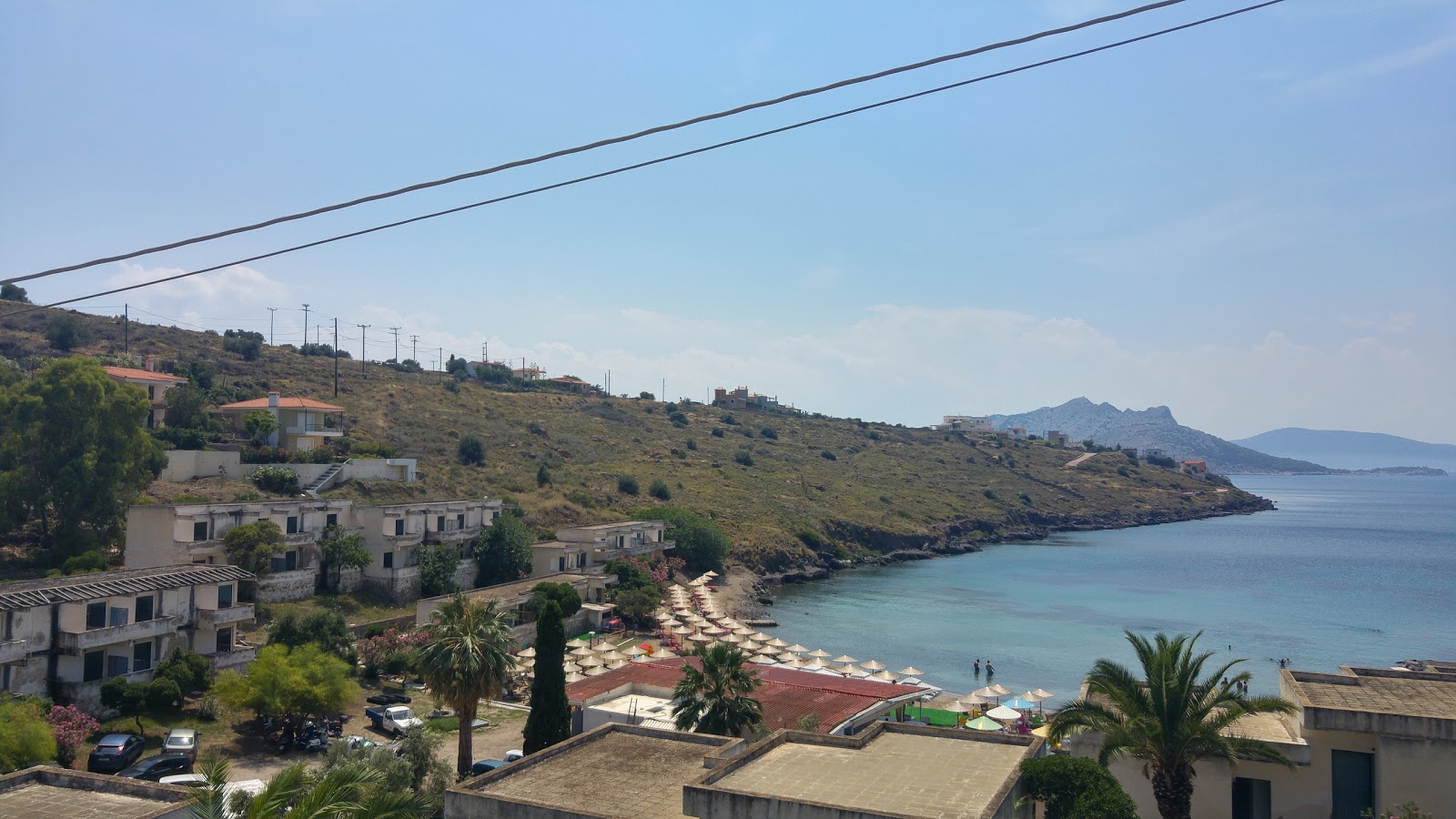 Foto di Aegina Maris area del resort sulla spiaggia