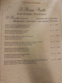 Restaurant Il Porticciolo à Lazise - menu / carte