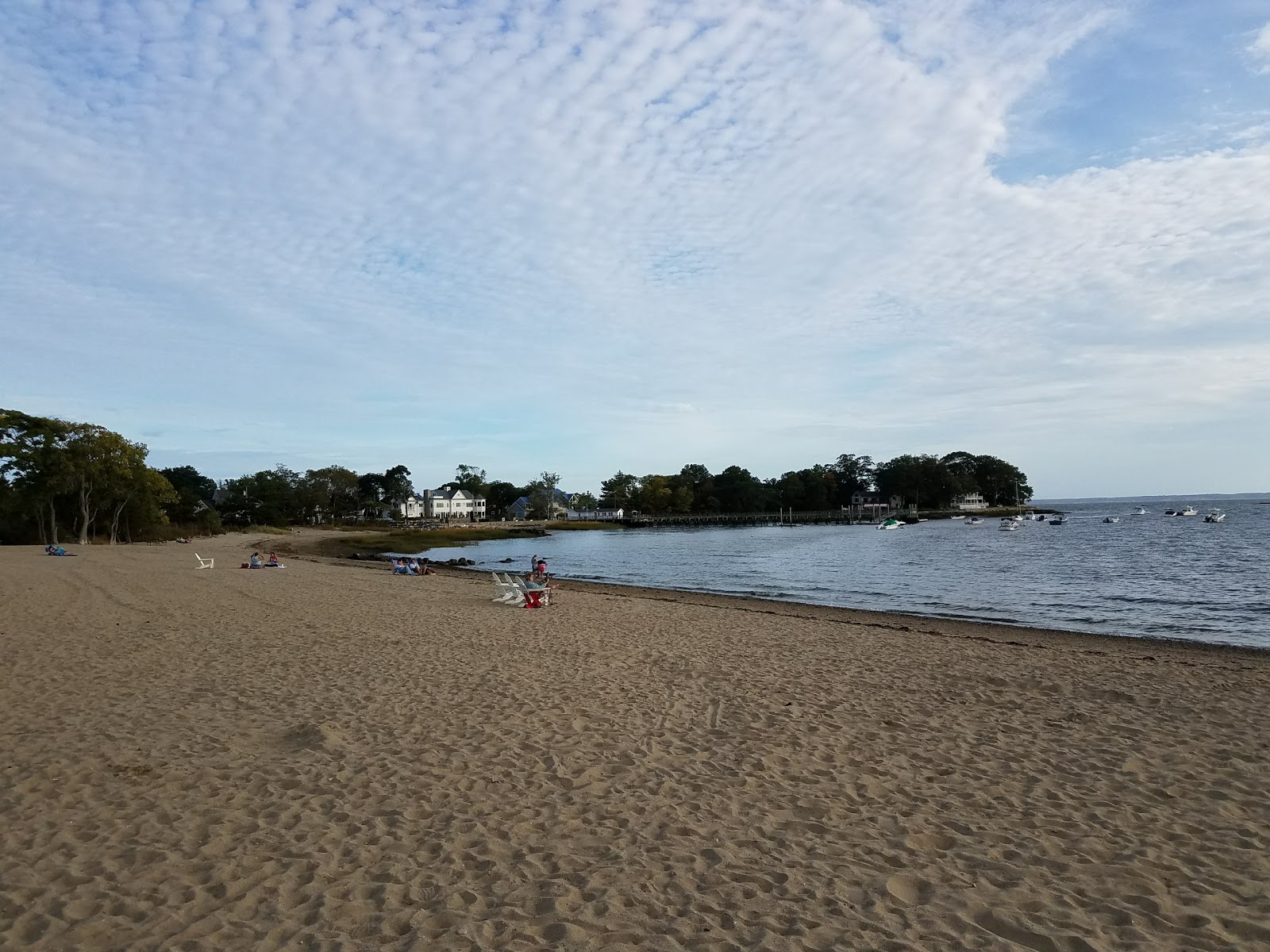 Weed Beach Tennis的照片 带有宽敞的海湾