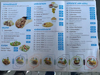 Menu du Gyrosland à Lübeck