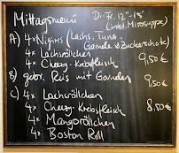 Menu / carte de Sushi Bar Ichiban à Koblenz