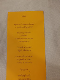 Ristorante La Baita à Giavera del Montello menu