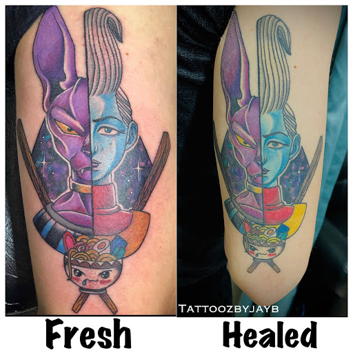 Explore leg tattoo ideas male, creative tattoo ideas in Passaic, available at District 36 Tattoo Parlor