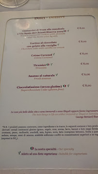 da Tiberio a San Casciano à San Casciano in Val di Pesa menu