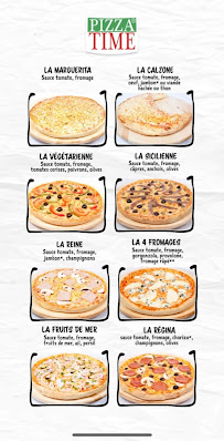 Pizzeria Pizza Time® Mantes-la-jolie à Mantes-la-Jolie (le menu)