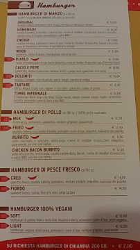 Angus & More à Milan menu
