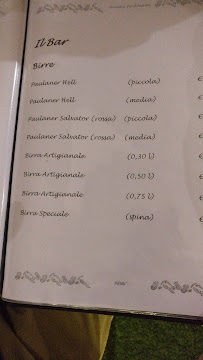 Restaurant Mamma Perdonami à Montegrotto Terme (le menu)