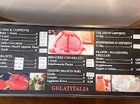 Bar Al Baretto Gelatitalia à Genoa (la carte)