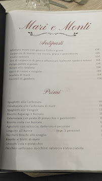 Restaurant Mari e Monti à Valenza (la carte)