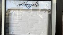 Menu du Restaurant Akropolis à Finnentrop