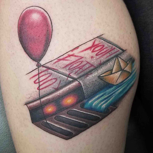 Explore hydrangea tattoo ideas, creative tattoo ideas in Atlanta, available at Black Cloud Tattoo and Piercing