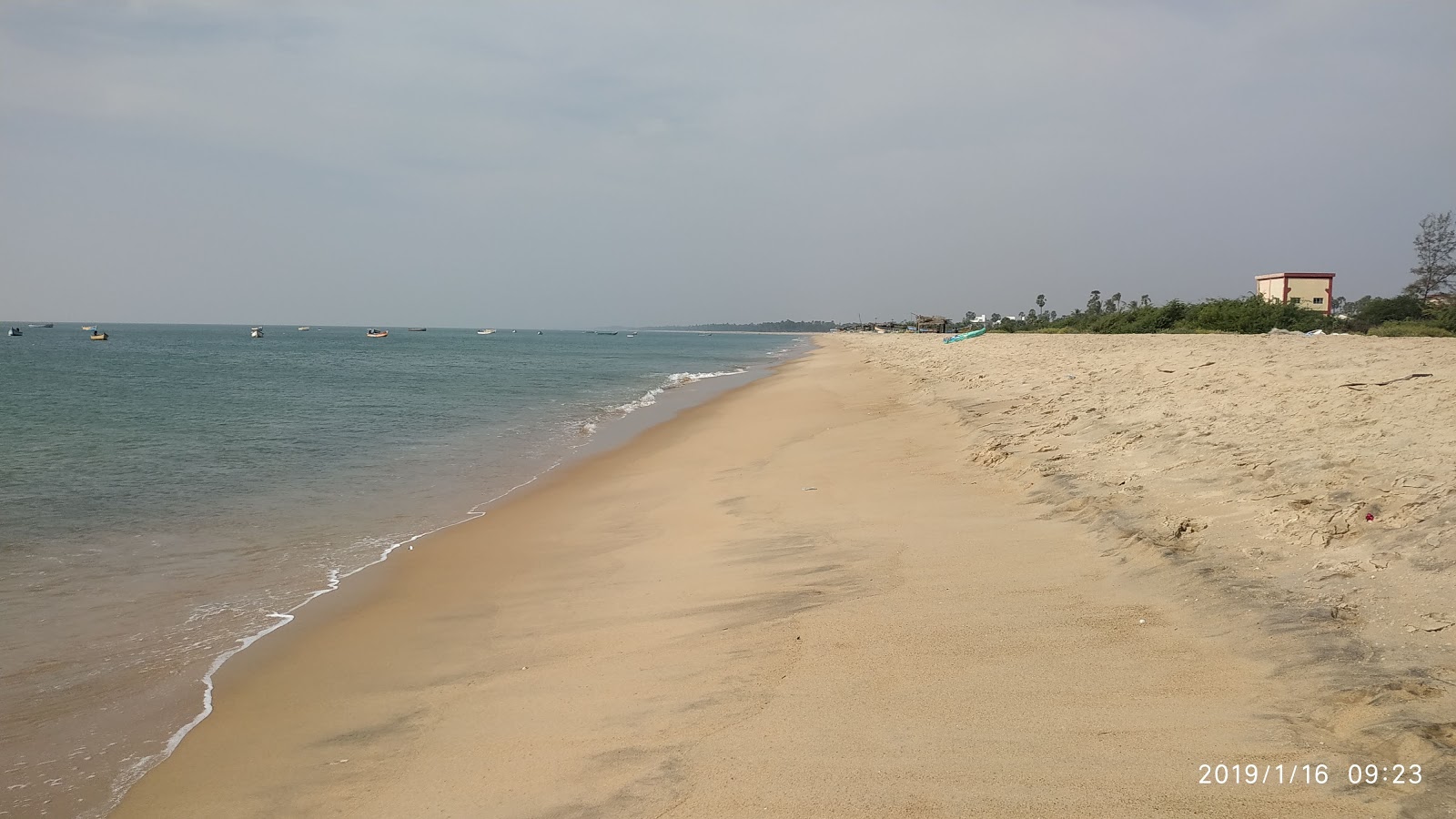 Foto de Sayalkudi Beach con playa amplia