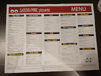 Menu du Sarchiapone pizzeria Rivoli à Rivoli