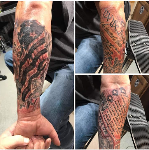 Explore butterfly tattoo ideas for men, creative tattoo ideas in Jasper, available at Addictive Ink tattoo and piercing studio