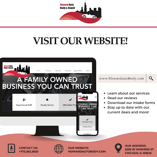 Auto Body Shop «Howard Auto Body & Repair Inc», reviews and photos, 2255 Howard St, Chicago, IL 60645, USA