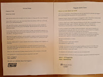 Menu du Il Poggiolo - Rifugio Re_Esistente à Marzabotto