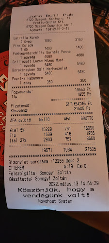 Comentarii opinii despre John Bull Pub