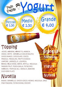 Marchand de glaces Bar Gelateria Terzo Cerchio à Trapani - menu / carte