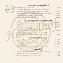 Hauzelhof Wallau à Hofheim menu