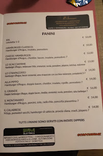 Menu / carte de Scacciafame à Piacenza