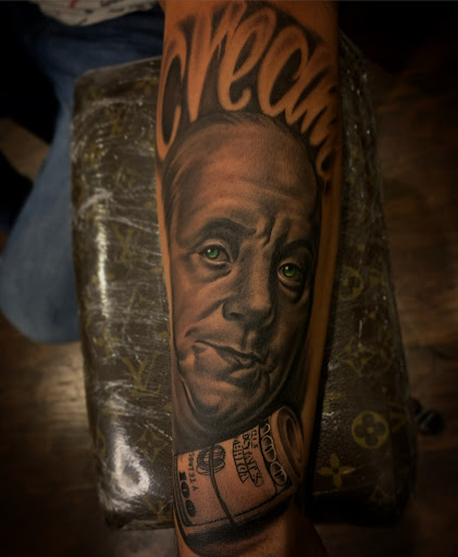 Explore october birthday tattoo ideas, creative tattoo ideas in Elizabeth, available at Monsters Ink Tattoo Gallery