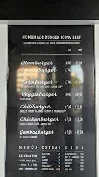 Joe's Burger à Frankfurt menu