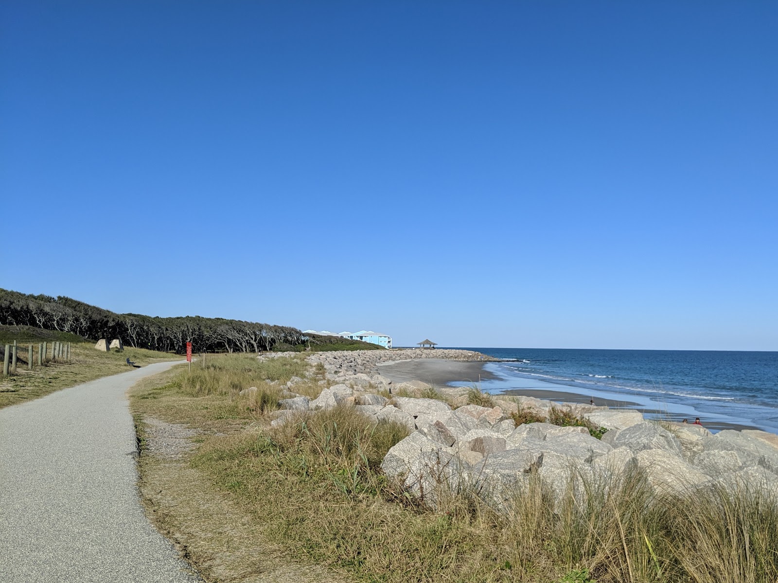 Foto von Fort Fisher beach - beliebter Ort unter Entspannungskennern