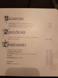 Restaurant de hamburgers HANS IM GLÜCK à Recklinghausen (le menu)