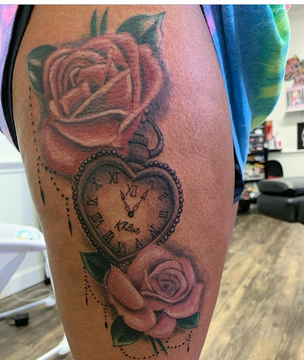 Explore 3/4 tattoo sleeve ideas, creative tattoo ideas in Jackson, available at Inkk Culture Tattoo