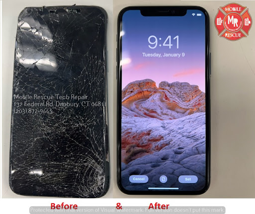 Mobile Phone Repair Shop «Mobile Rescue Tech Repair Danbury - iPad, iPhone Screen Repair», reviews and photos, 132 Federal Rd, Danbury, CT 06811, USA