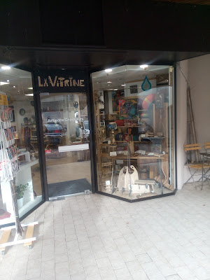La vitrine à Lons-le-Saunier