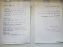 Menu du Testina à Milan