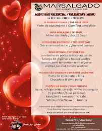 Restaurant Marsalgado, Restaurante & Beach Bar à Monte Gordo - menu / carte