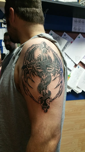 Explore princess tattoo ideas, creative tattoo ideas in Minneapolis, available at Serious Ink Tattoo & Body Piercing