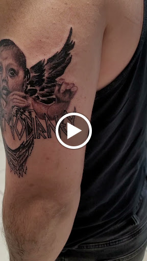 Explore three little birds tattoo ideas, creative tattoo ideas in Ocoee, available at Slaughterized Ink Tattoo and Piercing Studio