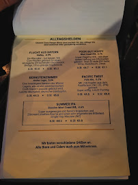 Bräugier Taproom Ostkreuz à Berlin menu