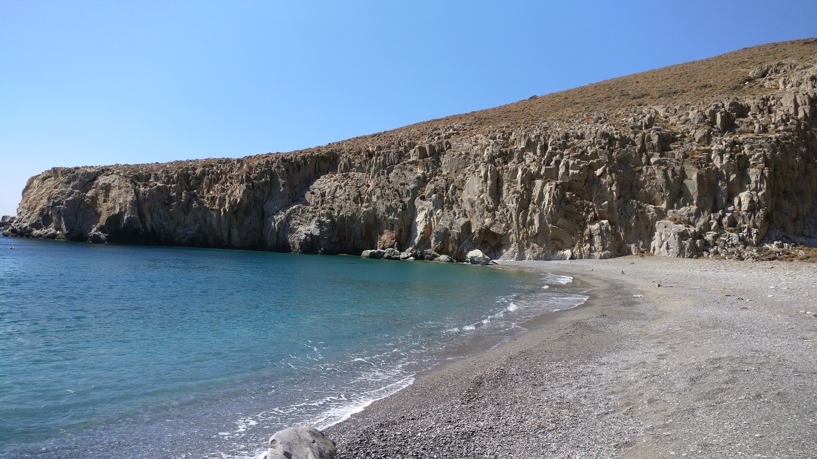 Fotografija Ai Giannis beach z modra čista voda površino