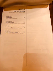 Restaurant coréen Gokan à Berlin (la carte)