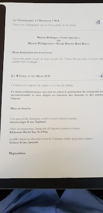 Restaurant français Le Cena à Montpellier (la carte)