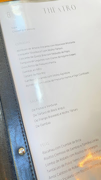 Theatro - restaurante, wine bar e galeria de arte à Póvoa de Varzim carte